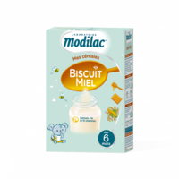 Modilac Céréales Farine Biscuit Miel à Partir de 6 Mois B/300G