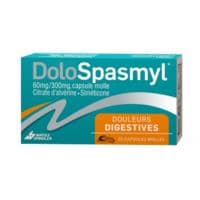 Dolospasmyl 60 Mg/300 Mg Caps Molle Plq Pvc/Alu/20Alvérine Citrate ; Siméticone - Mayoly Spindler