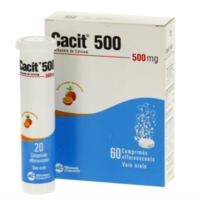 Cacit 500 Mg, Comprimé Effervescentcalcium - Tube(S) Polypropylène de 60 Comprimé(S)