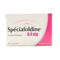 Speciafoldine 0,4 Mg, Compriméacide Folique - Plaquette(S) Thermoformée(S) Pvc-Aluminium de 28 Comprimé(S)