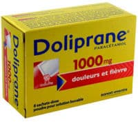 Doliprane 1000 Mg Poudre pour Solution Buvable en Sachet-Dose B/8Paracétamol