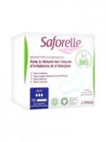 Saforelle Serviettes Hygiéniques Nuit Coton Bio B/10