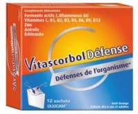 Vitascorboldefense Poudre Défenses de l'Organisme 12 Sachets