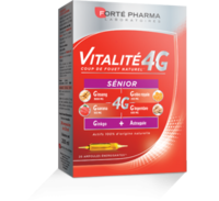 Vitalité 4G Sénior Solution Buvable 20 Ampoules/10Ml - Forte Pharma