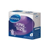 Manix King Size Préservatif Avec Réservoir Lubrifié Confort B/3