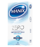 Manix Zéro Préservatif Extra Lubrifié B/12