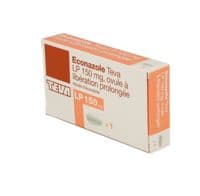Econazole Teva L.P. 150 Mg, Ovule à Libération Prolongéeeconazole - Plaquette(S) Thermoformée(S) Pvc Polyéthylène de 1 Ovule(S)