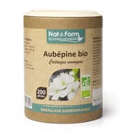 Nat&Form Eco Responsable Aubépine Bio Gélules B/200