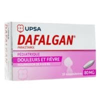 Dafalgan 80 Mg Suppositoire Plq/10Paracétamol - Plaquette(S) Thermoformée(S) Pvc Polyéthylène de 10 Suppositoire(S)