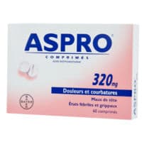 Aspro 320 Mg, Compriméacide Acétylsalicylique - Bayer