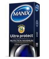Manix Ultra Protect Préservatif Lubrifié Avec Réservoir B/12