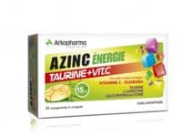Azinc Energie Taurine + Vitamine C Comprimés à Croquer Dès 15 Ans B/30 - Arkopharma