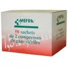 Mefra, 7,5 Cm X 7,5 Cm, Sachet de 2, 50 Sachets, Boîte 100 - 3M France