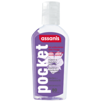 Assanis Pocket Parfumés Gel Antibactérien Mains Violette 80Ml