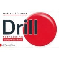 Drill, Pastille à Sucerchlorhexidine + Tétracaïne