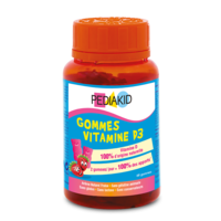 Pédiakid Gomme Ourson Vitamine D3 Fraise B/60