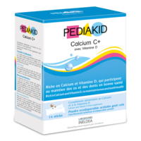 Pédiakid Calcium C+ Poudre Orale Cola 14 Sticks