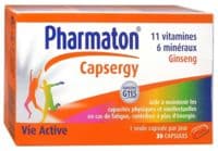 Pharmaton Capsergy Caps B/30 - Sanofi-Aventis France
