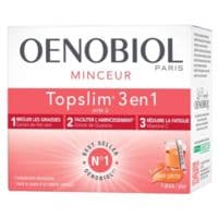 Oenobiol Topslim 3 en 1 Poudre à Diluer Pêche Sticks/14