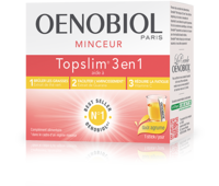 Oenobiol Topslim 3 en 1 Poudre à Diluer Agrume Sticks/14