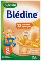 Blédine Miel/Briochée 12 Dosettes de 20G - Blédina