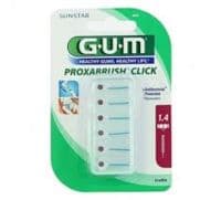 Gum Proxabrush Click, 1,3 Mm, Rose , Blister 6 - Gum Sunstar France