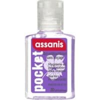 Assanis Pocket Parfumés Gel Antibactérien Mains Violette 20Ml