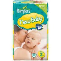 Pampers Couches New Baby Dry 3-6Kg X 66