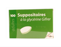 Suppositoire A la Glycerine Gifrer Suppos Adulte Sach/100Suppositoire à la Glycérine Adulte - Gifrer Barbezat