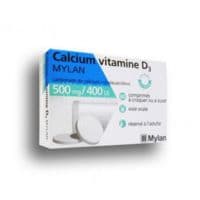 Calcium Vitamine D3 Mylan 500 Mg/400 Ui, Comprimé à Sucer Ou à Croquercalcium + Cholécalciférol - Tube(S) Polypropylène de 60 Comprimé(S)