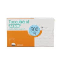 Tocopherol Teva 500 Mg, Capsule Mollealpha-Tocophérol - Plaquette(S) Thermoformée(S) Pvc Pvdc Aluminium de 30 Capsule(S)
