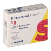 Paracetamol Sandoz 1 G, Comprimé Sécableparacétamol - Plaquette(S) Thermoformée(S) Pvc-Aluminium de 8 Comprimé(S)