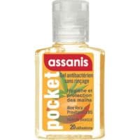 Assanis Pocket Parfumés Gel Antibactérien Mains Mangue 20Ml