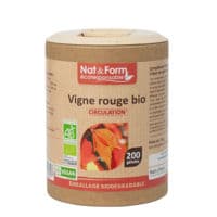 Nat&Form Eco Responsable Vigne Rouge Bio Gélules B/200