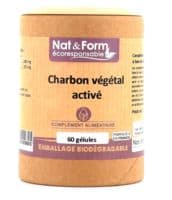 Nat&Form Eco Responsable Charbon Végétal Gélules B/60