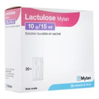Lactulose Mylan Pharma 10 G, Solution Buvable en Sachet-Doselactulose - 20 Sachet(S)-Dose(S) Polyester Aluminium Polyéthylène de 15 Ml