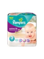 Pampers Couches Active Fit Taille 3 4-9 Kg X 26