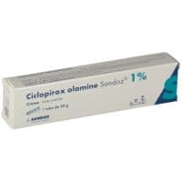 Ciclopirox Olamine Sandoz 1 %, Crèmeciclopiroxolamine - 1 Tube(S) Aluminium Verni de 30 G