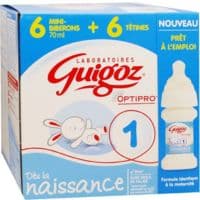 Guigoz 1 Starter Pack Lait Liquide 6 Nourettes/70Ml