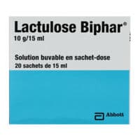 Lactulose Biphar 10 G/15 Ml, Solution Buvable en Sachet-Doselactulose - 20 Sachet(S)-Dose(S) Polyester Aluminium Polyéthylène de 15 Ml