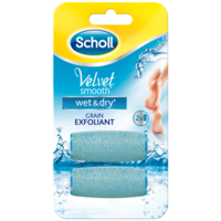 Scholl Velvet Smooth Wet&Dry Rouleaux de Remplacement Grain Exfoliant