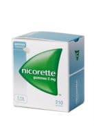 Nicorette 2 Mg Gom à Mâcher Médic Sans Sucre Plq/210Gomnicotine