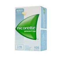 Nicorette 2 Mg Gom à Mâcher Médic Sans Sucre Plq/105Gomnicotine