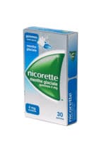 Nicorette 4 Mg Gom à Mâcher Médic Sans Sucre Menthe Glaciale Plq/30Gomnicotine