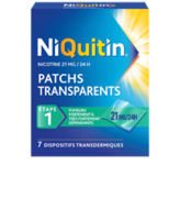 Niquitin 21 Mg/24 Heures, Dispositif Transdermique Sach/7Nicotine