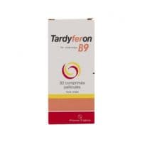 Tardyferon B9, Comprimé Pelliculéfer + Acide Folique