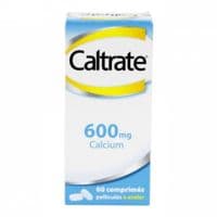 Caltrate 600 Mg, Comprimé Pelliculécalcium - 1 Flacon(S) Polypropylène de 60 Comprimé(S)
