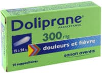 Doliprane 300 Mg Suppositoires 2Plq/5 (10)Paracétamol