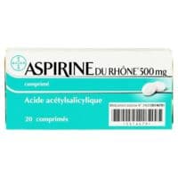 Aspirine Du Rhône 500 Mg, Comprimé B/20Acide Acétylsalicylique - Bayer
