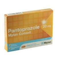 Pantoprazole Mylan Conseil 20 Mg Cpr Gastro-Rés Plq/14Pantoprazole